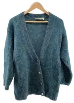 90s BRITCHES GreatOutdoors 毛足長モヘアカーディガン