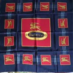 【新品】Burberrys 大判シルクスカーフ