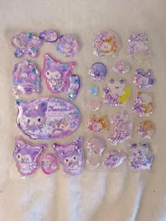【正規品】サンリオ ウォーターシール 2枚 セット ステッカー シール帳