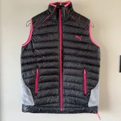 PUMA プーマ ノースリーブ ベスト ダウン ボア 防寒 重ね着 M