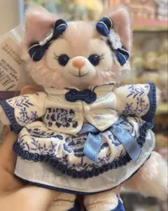 お顔厳選 上海ディズニー 青花 リーナベルぬいぐるみキーチェーン