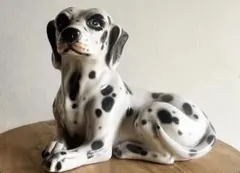 犬 ダルメシアン 陶器 置物 - メルカリ
