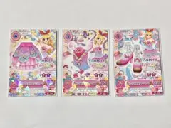 DCDアイカツ　初期　ピンクピルエットコーデセット　星宮いちご
