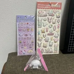 サンリオキャラクターズ シール2種 シナモロール マスコット
