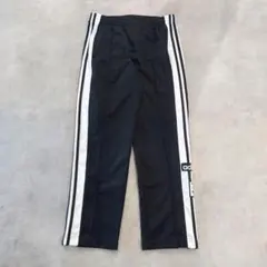アディダス トラックパンツ ブラックピンク ジェニー ロゼ 黒 古着