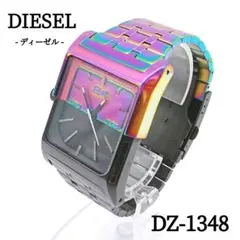 DIESEL ディーゼル DZ-1348 レインボー ブラック 腕時計 希少のサムネイル