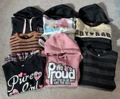 【最終値下げ】女の子 パーカー セットアップ 冬服 まとめ売り110～130cm