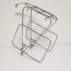 超希少！自転車用 フロントキャリア シルバー 荷台 レトロ デット 