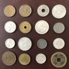 旧貨幣 16枚セット 古銭 旧貨幣 16枚 - メルカリ