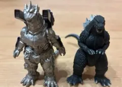 ゴジラ真撃大全　メカゴジラ3式機龍＆ゴジラミニソフビセット
