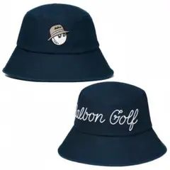 【新品】マルボンゴルフ　バケットハット Malbon 男女兼用 ハット 緑系