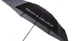 ディーンアンドデルーカ 日傘　晴雨兼用　ブラック　折り畳み傘