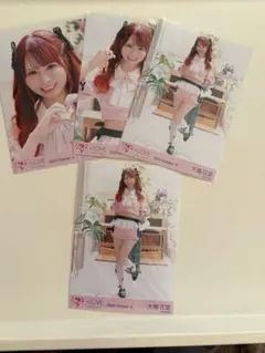 イコラブ　生写真　大場花菜　ラブソングに襲われる　ピンクニット衣装　コンプ