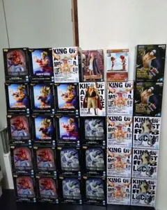 ドラゴンボール、ワンピースフィギュア30点セット