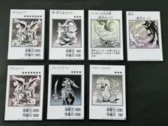 遊戯王　マンガスタイル　モノクロ　7枚セット