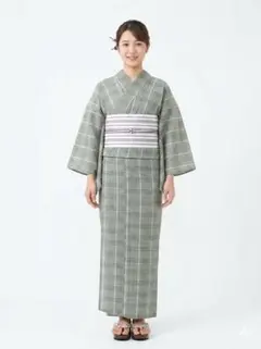 a*o様 浴衣　しじら織　綿麻　夏着物　ターコイズブルー×白　薄浅葱色 a*o様 浴衣 しじら織 綿麻 夏着物 ターコイズブルー×白 薄浅葱色