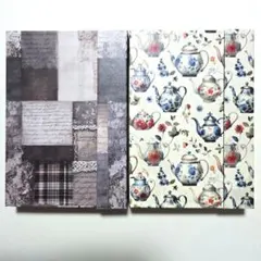 おすそ分け蛇腹ファイル　中サイズ２冊セット　ファイルのみ