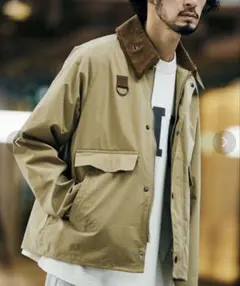 BEAMS別注 尾州ウール barbour 38 セージ カーキ - メルカリ