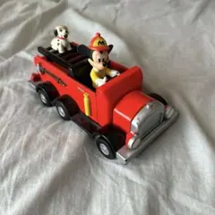 ヴィンテージ 増田屋 ブリキ ドナルドダック 動く消防車 ディズニー