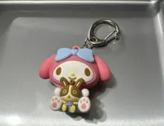 マイメロディー　サンリオコラボ宇佐美 立体ラバーキーホルダー
