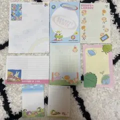 平成レトロ　キャラクターメモ用紙