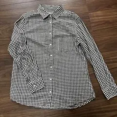 【UNIQLO】ギンガムチェック柄 長袖シャツ XL
