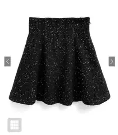 【Mii様 専用】GRL インパン裏地付きツイードスパンコールミニスカート