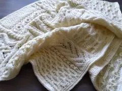 ANSPINNEN スピネン ケーブルショール カシミヤ コットン ロフトマン