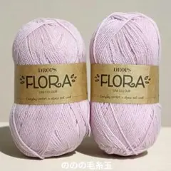 Drops Flora -Pink (21) 50gx2 ,4ply