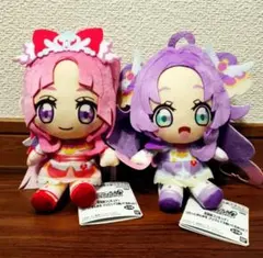 名探偵プリキュア　プリフェイスぬいぐるみ　キュアミスティック　キュアアンサー