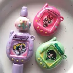 PowerpuffGirlsパワーパフガールズたまごっちビーズ3個セット
