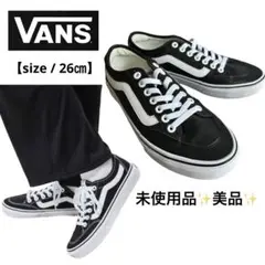 Vans ヴァンズ PU スタンス スニーカー 黒白 26㎝ サイドストライプ