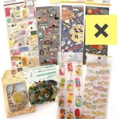 立体シール、ラメ入りシールなど まとめて