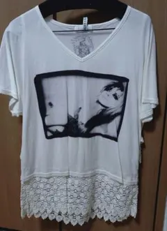 h*a様 Hysterics　レース切り替え 半袖Tシャツのサムネイル