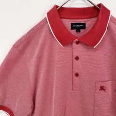 バーバリー ゴルフ ポロシャツ メンズ ゴルフポロシャツ ホース刺繍 メンズ L