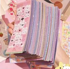 カラフルキャラクター ステッカー シール セット 100枚