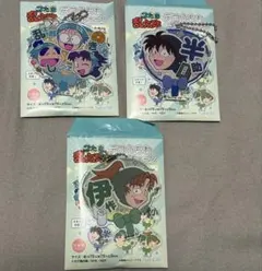 『忍たま乱太郎』デコうちわキーチェーン　土井半助＆らんきりしん＆善法寺伊作