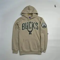ULTRA GAME NBA ミルウォーキー バックス 刺繍 パーカー L