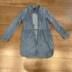 GAP DENIM ロングカーディガン　(キッズ服)のサムネイル
