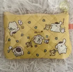 サンリオ　みんなのキルトシリーズ　シークレットミニフラットポーチ　ポムポムプリン