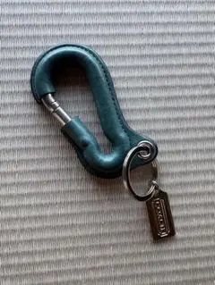 COACH コーチ　カラビナ　キーリング キーホルダー　レザー