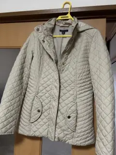 TOMMY HILFIGER キルティング中綿ジャンパー　ベージュ　美品