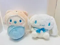サンリオ♡シナモロール ラテクマベビー ぬいぐるみ - メルカリ