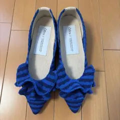 ぴの様 Öffen オッフェン フリル フラットシューズ 40 - メルカリ
