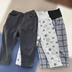 ベビー服 パンツセット 裏起毛