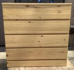 MUJI 無印良品 パイン材チェスト4段・ワイド - メルカリ