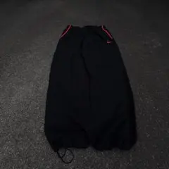 00s nike nylon pants y2k teck ドローコード 黒 - メルカリ