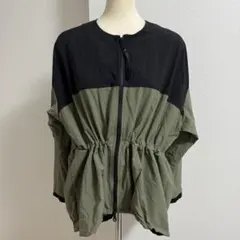 ✨24時間以内発送✨　YORT 撥水・異素材切り替え　ブルゾン　カーキ ヤマダヤ