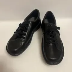 Strober ストロバー レザー コンフォートシューズ スニーカー ブラックのサムネイル