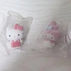 サンリオ　ふわふわフロッキードール　キティ　マイメロ